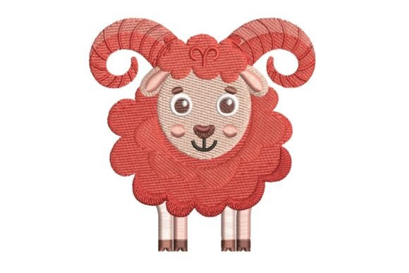 Review: Cute Aries Ram Embroidery for Merch