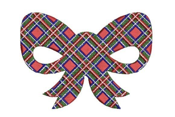 Review: Festive Plaid Bow Embroidery Design for Boutique Sweatshirts