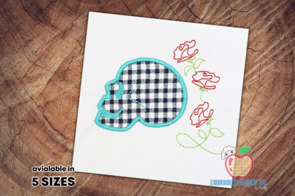 Review: Floral Skull Applique for Holiday Crafts