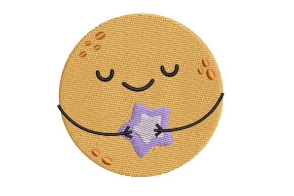 Review: Happy Sleeping Moon Hugging a Star Design