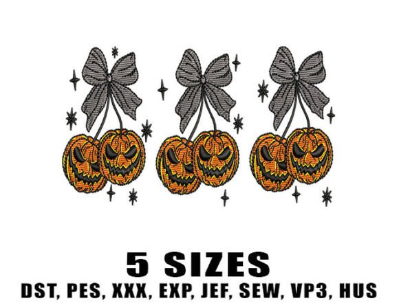 Review: Pumpkin Bow Embroidery Design for Holiday Crafts