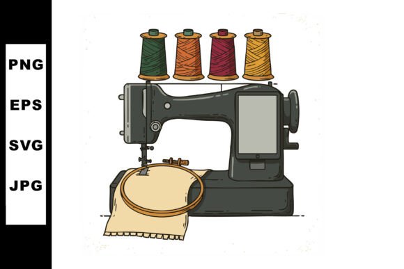 Review: Sewing Machine with Embroidery Hoop and