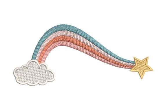 Review: Sparkling Pastel Rainbow with Star Design