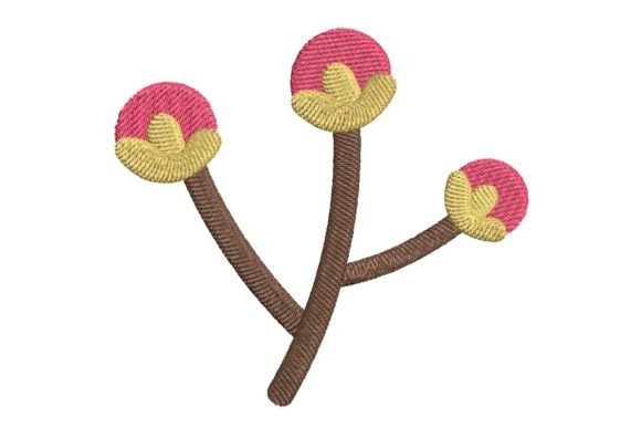 Review: Stylized Berries on a Branch Design