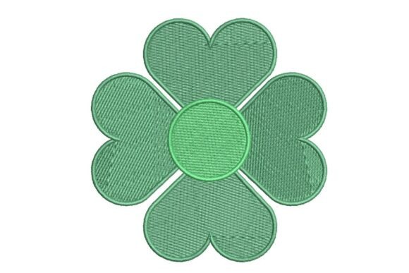 Review: Stylized Four-Leaf Clover Embroidery Design