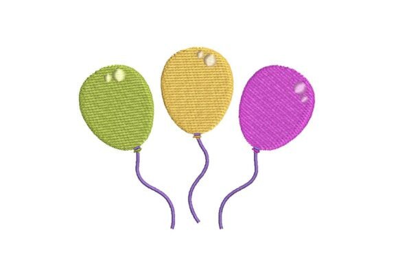 Review: Trio of Festive Balloons Embroidery Design