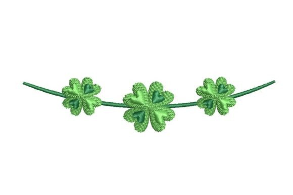 Review: Trio of Lucky Shamrocks on a Vine Embroidery Design