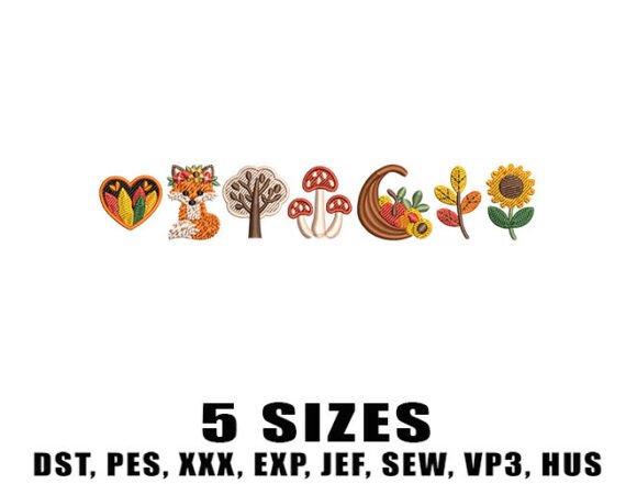 Reviewing Aesthetic Autumn Embroidery Design