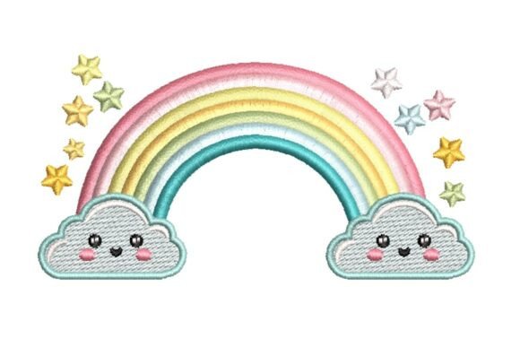 Reviewing the Cute Rainbow Embroidery Design