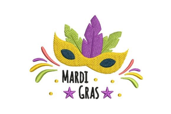 Reviewing the Festive Mardi Gras Mask Design
