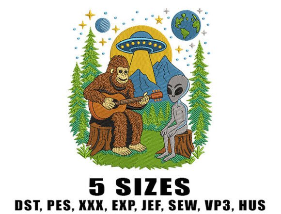 Sasquatch Alien Campfire Design Review