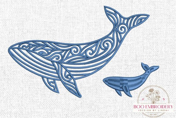 Tribal Whale Embroidery Design Review for Etsy Sellers